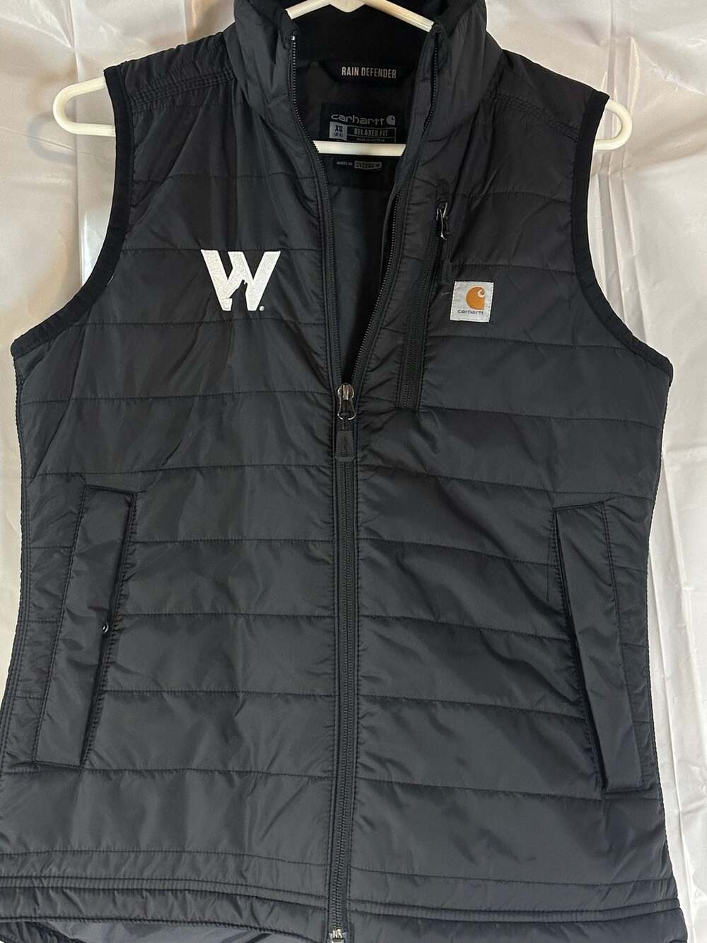 Carhartt Women's Rain Relaxed Lightweight Insulated Vest with w Embroidered